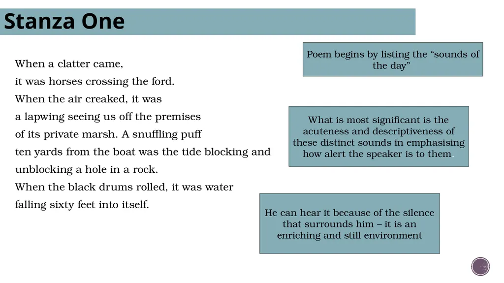 Sounds Of The Day - Annotation We are learning to: - slide 7 of 25