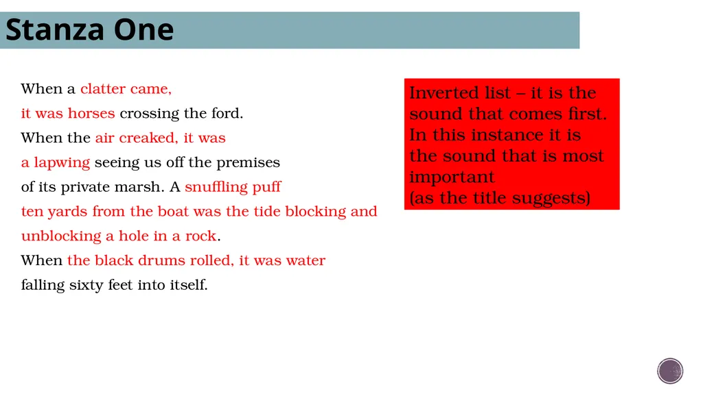 Sounds Of The Day - Annotation We are learning to: - slide 8 of 25