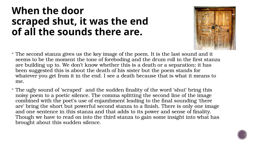 Sounds Of The Day - Annotation We are learning to: - slide 18 of 25