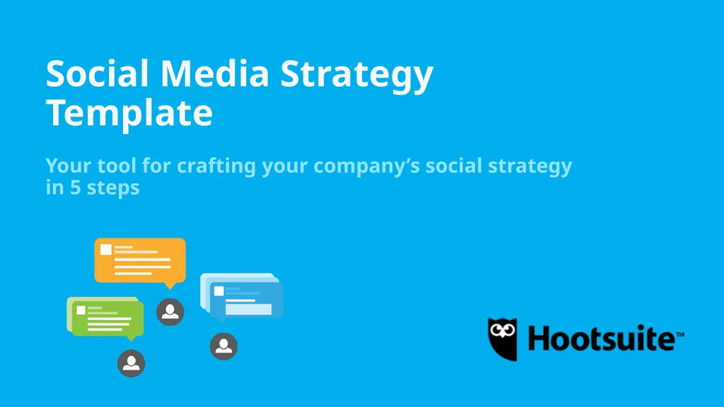Social Media Strategy Template Your tool for