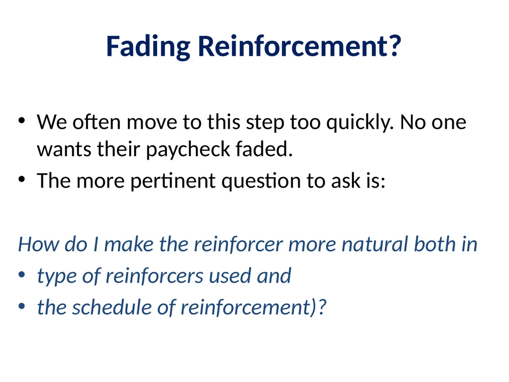 Evidence Based Practice Training Reinforcement - slide 26 of 36