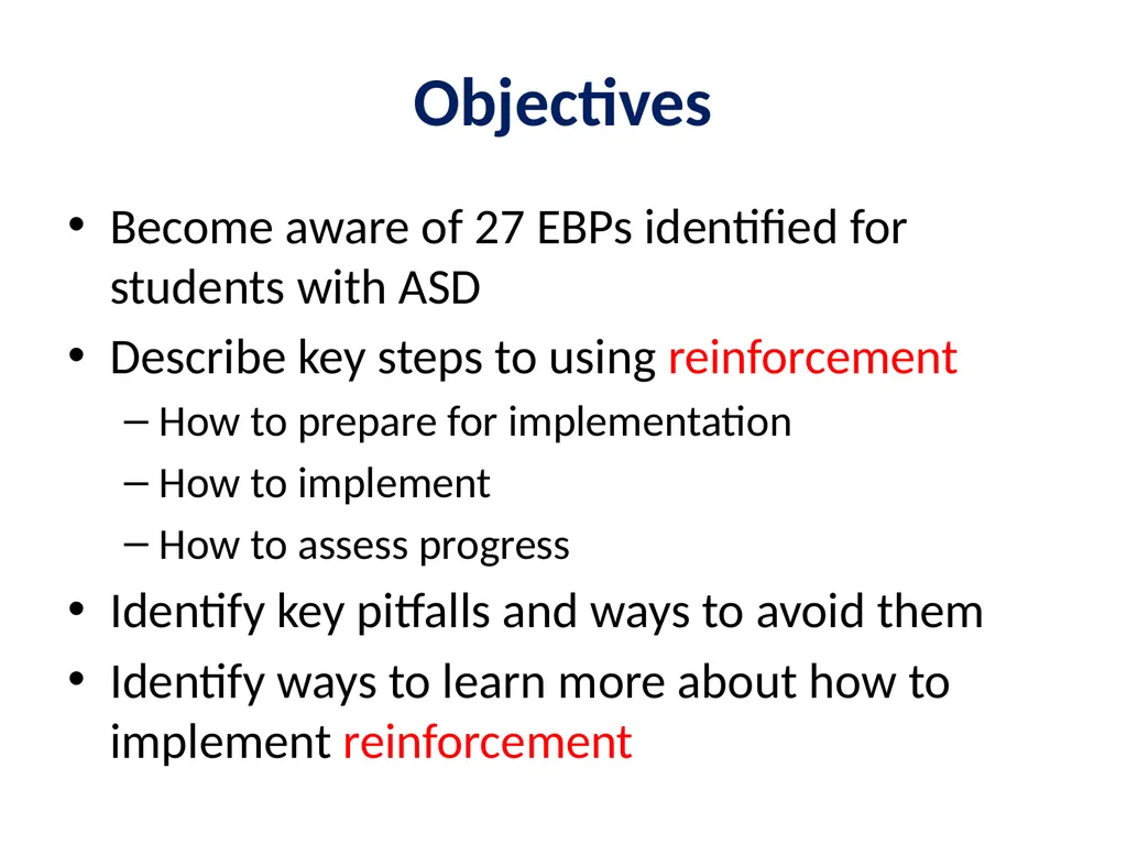 Evidence Based Practice Training Reinforcement - slide 2 of 36