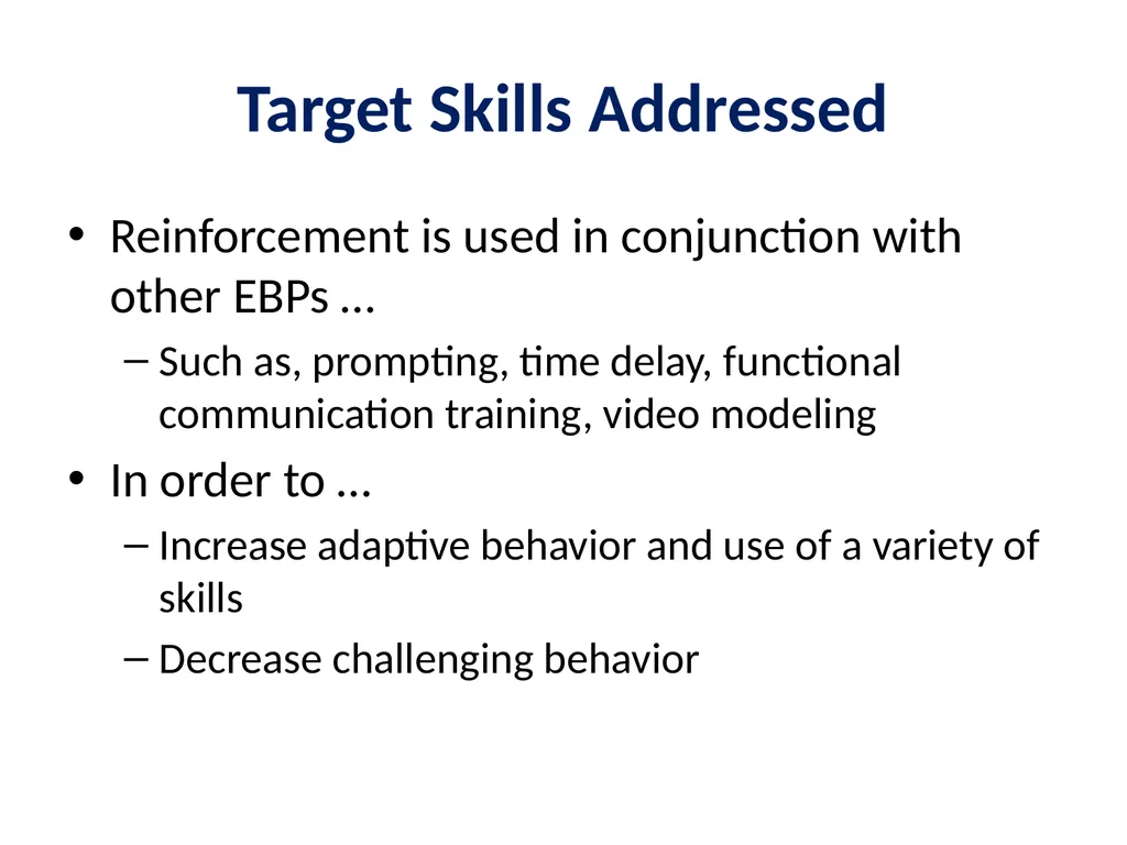 Evidence Based Practice Training Reinforcement - slide 10 of 36