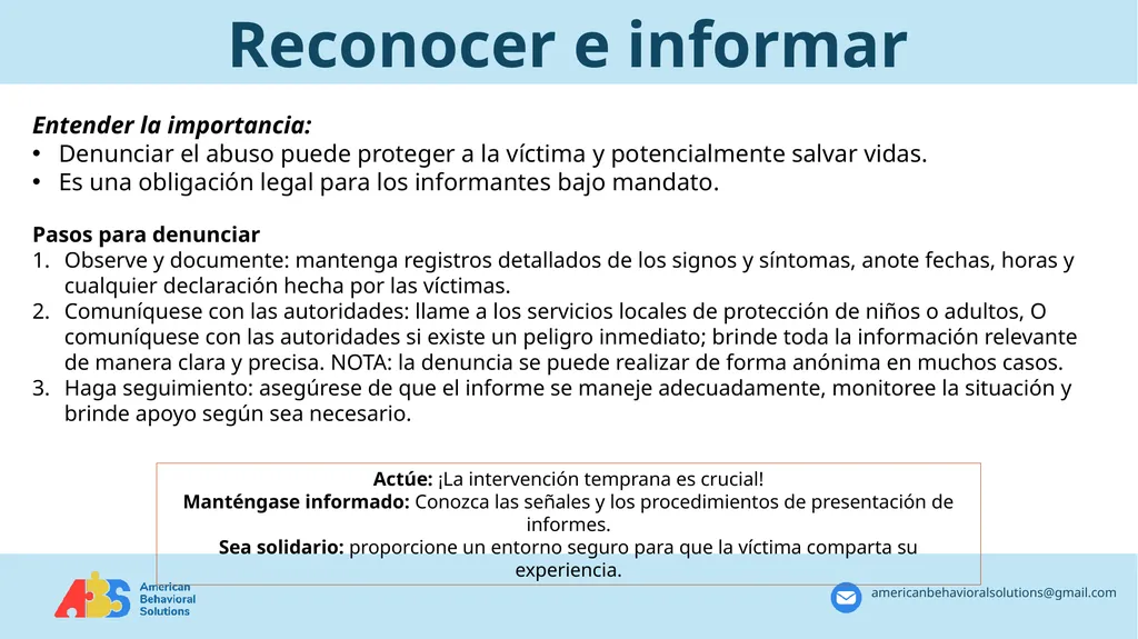 Annual Abuse and Neglect Prevention Training - slide 13 of 26
