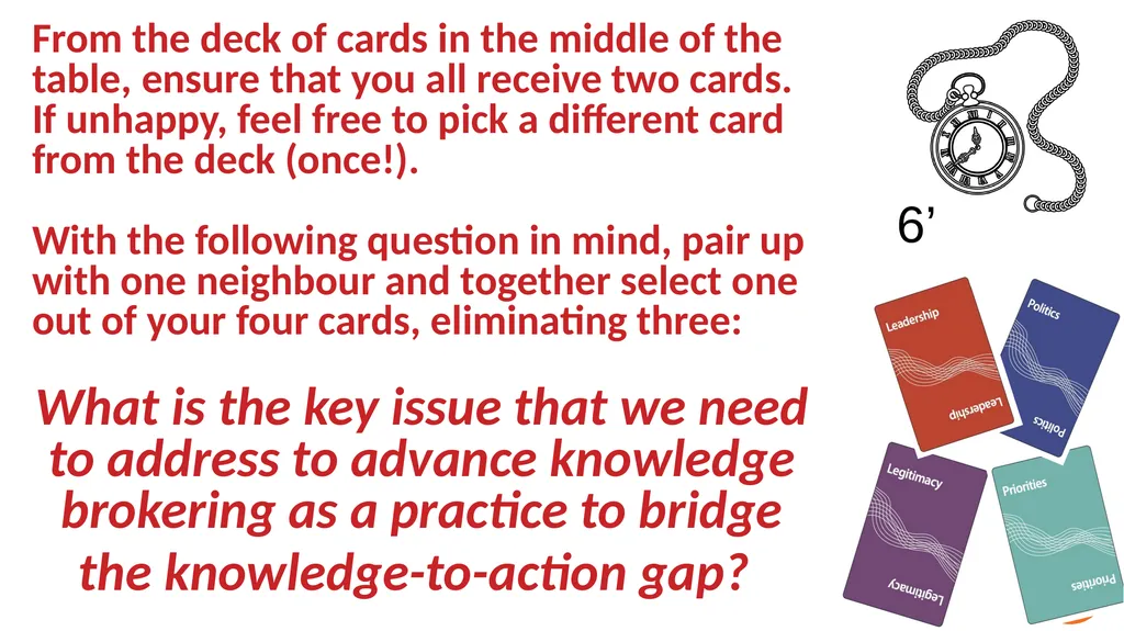 ‘All hands on deck’ knowledge brokering reflection - slide 12 of 43