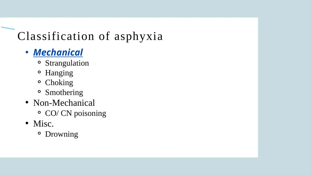 The Forensics of Violent Asphyxia Make sure to - slide 7 of 17