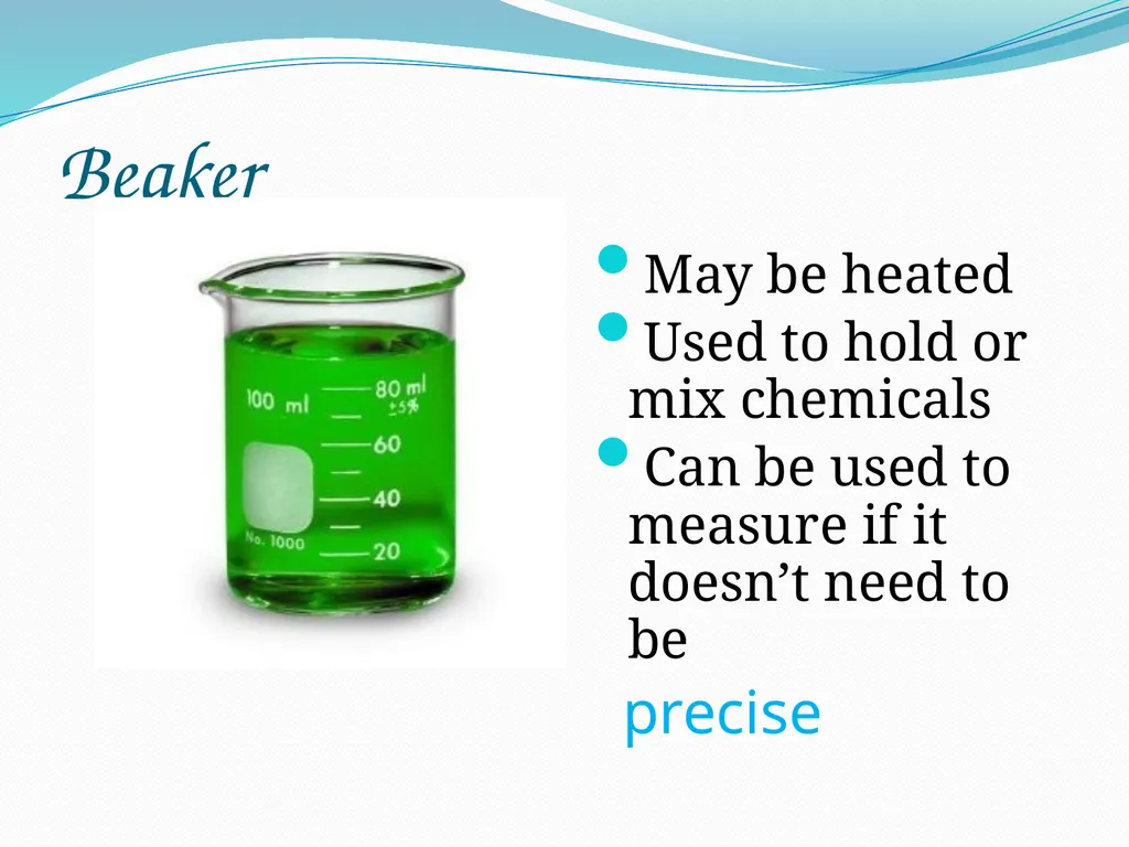 LABORATORY and SAFETY EQUIPMENT AND THEIR - slide 7 of 36