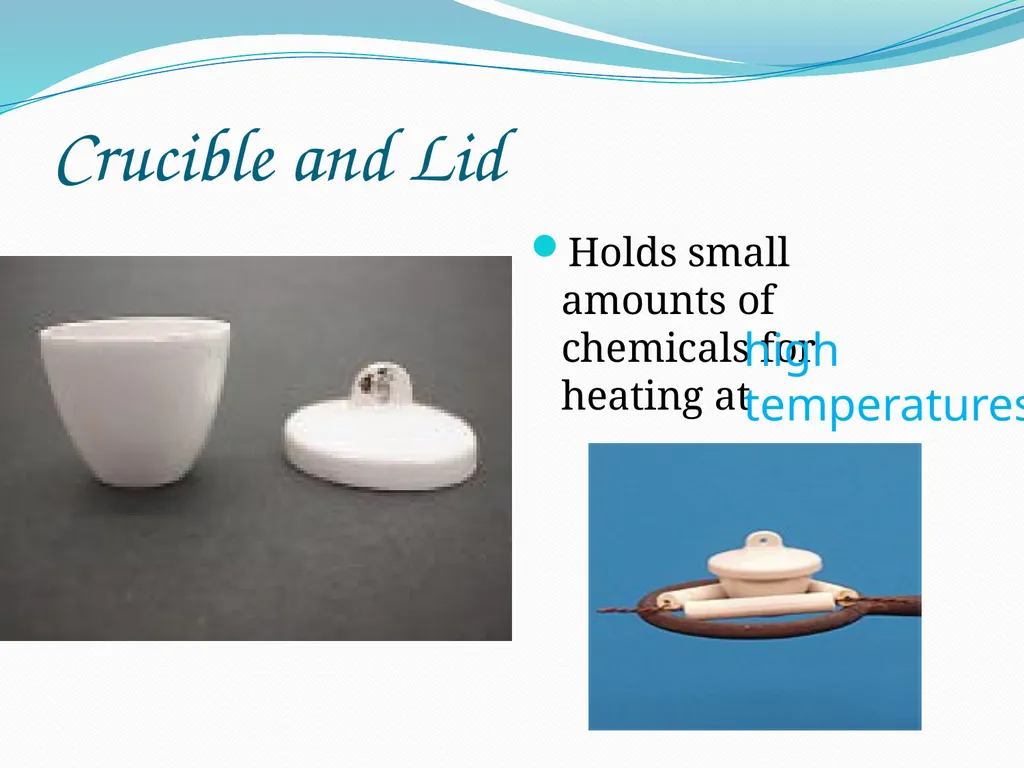 LABORATORY and SAFETY EQUIPMENT AND THEIR - slide 21 of 36