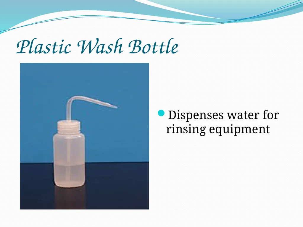 LABORATORY and SAFETY EQUIPMENT AND THEIR - slide 20 of 36