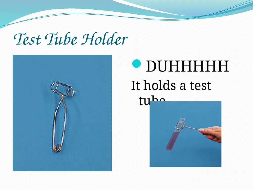 LABORATORY and SAFETY EQUIPMENT AND THEIR - slide 13 of 36