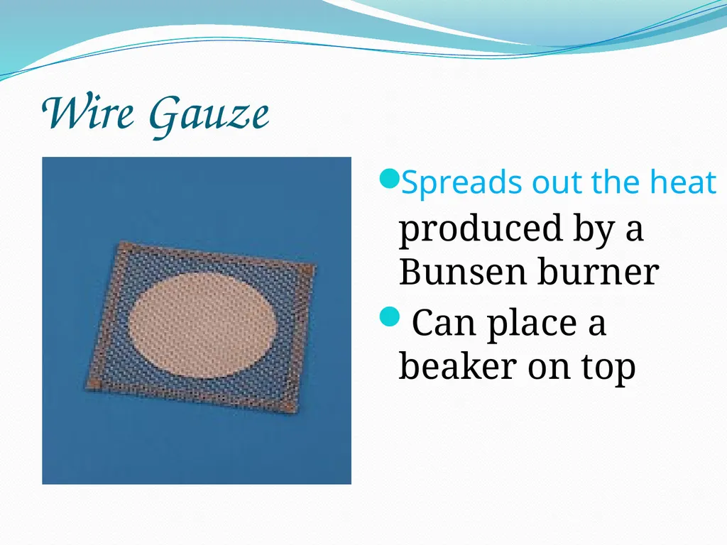 LABORATORY and SAFETY EQUIPMENT AND THEIR - slide 12 of 36