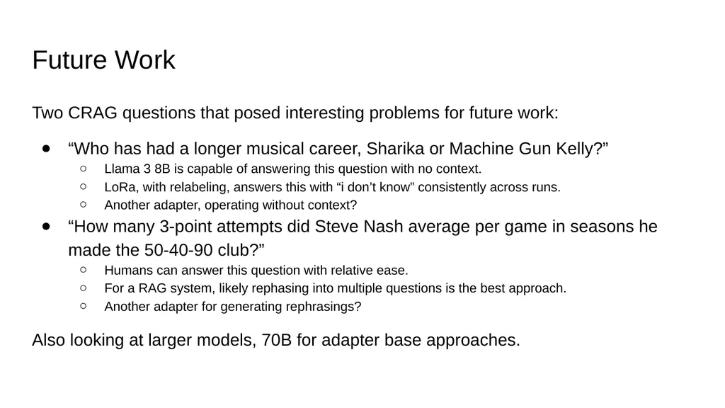 MARAGS: A Multi-Adapter System for Multi-Task - slide 17 of 18