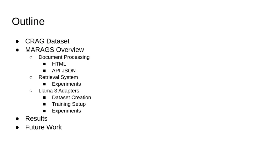 MARAGS: A Multi-Adapter System for Multi-Task - slide 2 of 18