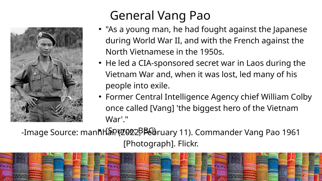 The Hmong and the Secret War in Laos HMONG HISTORY - slide 6 of 15