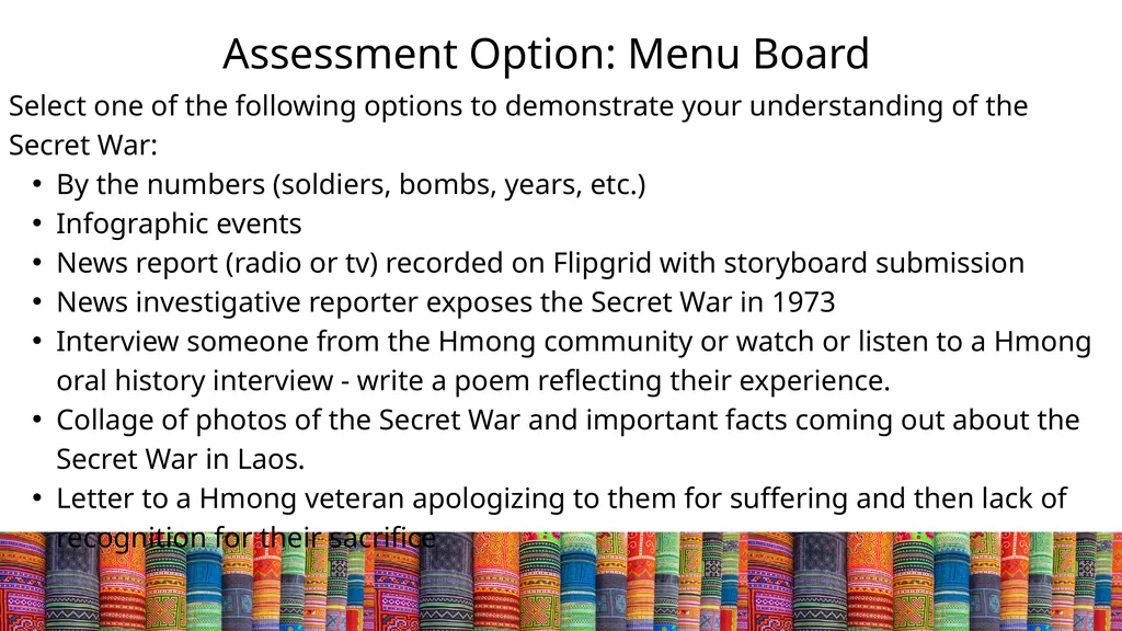The Hmong and the Secret War in Laos HMONG HISTORY - slide 14 of 15