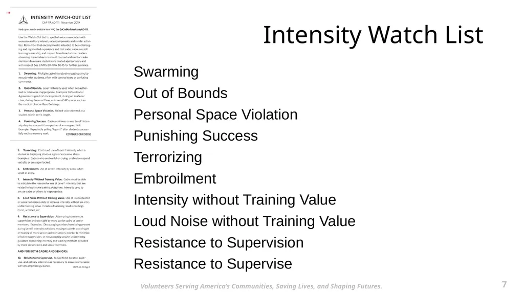 Required Staff Training 1 May 2022 2 Volunteers - slide 7 of 38