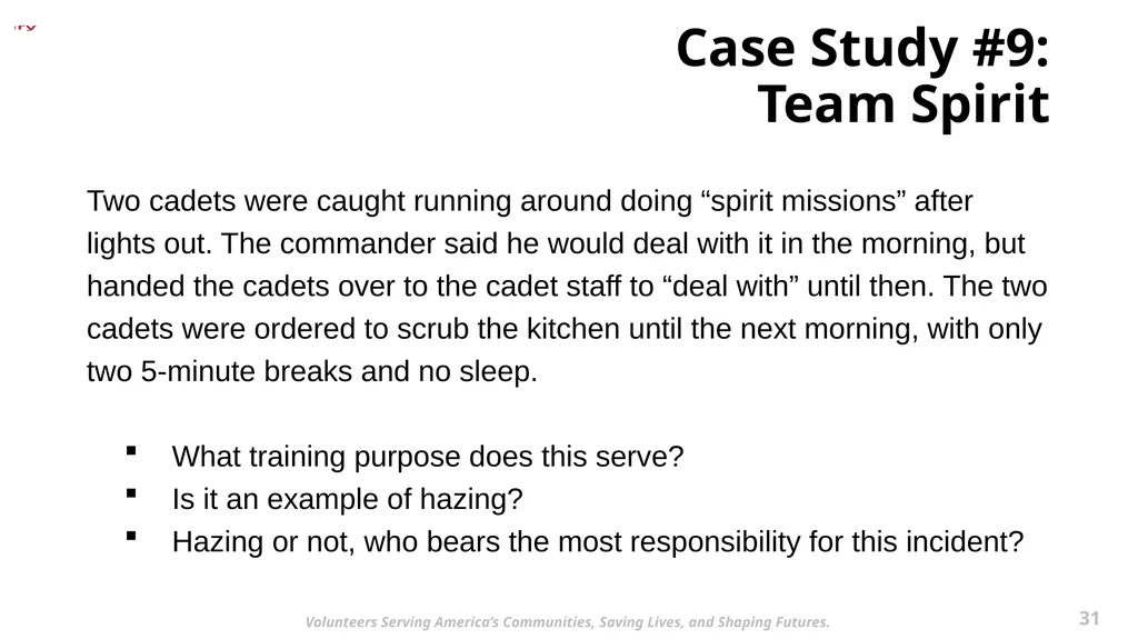 Required Staff Training 1 May 2022 2 Volunteers - slide 31 of 38