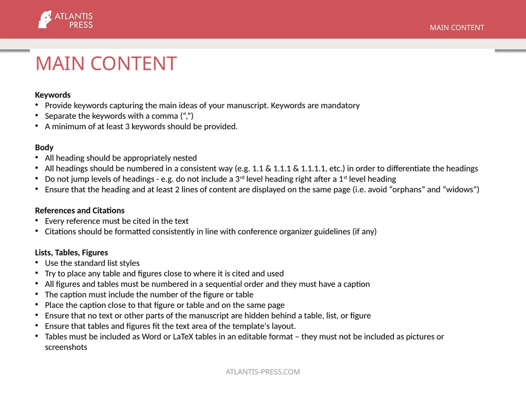 Author Guidelines for Proceedings - slide 4 of 7