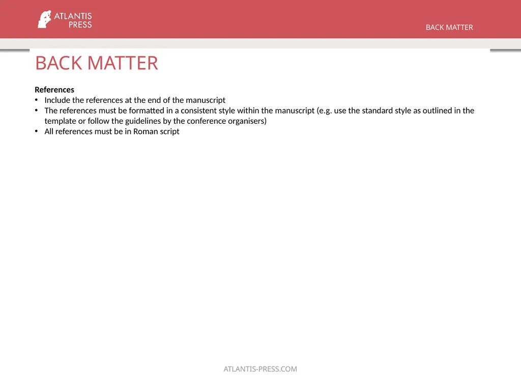 Author Guidelines for Proceedings - slide 5 of 7