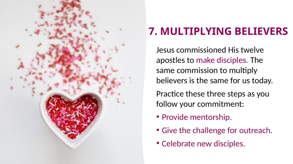 SEVEN STEPS for Sharing Jesus SEMINAR PREPARED BY - slide 24 of 28