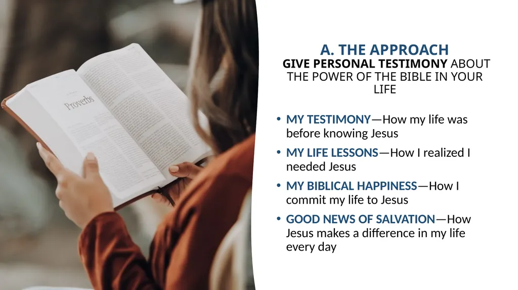 SEVEN STEPS for Sharing Jesus SEMINAR PREPARED BY - slide 13 of 28