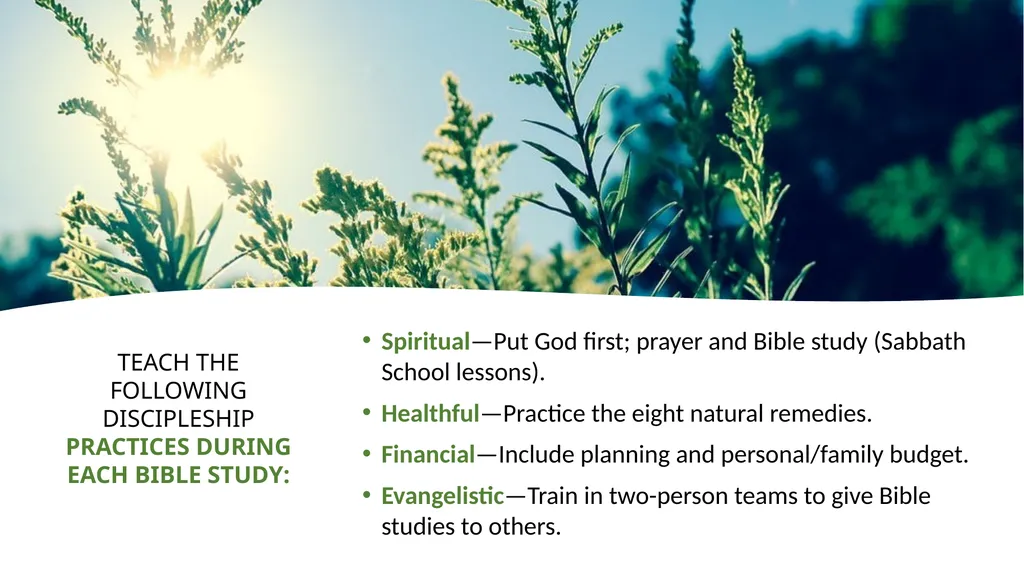 SEVEN STEPS for Sharing Jesus SEMINAR PREPARED BY - slide 26 of 28