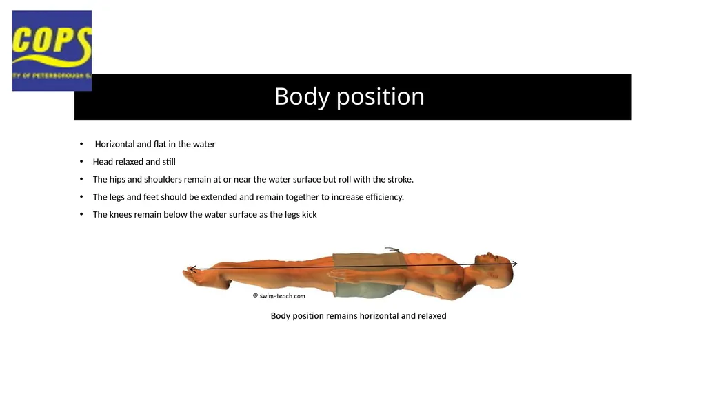 The basic backstroke technique Eve wright Best - slide 3 of 24