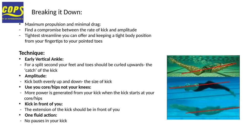 The basic backstroke technique Eve wright Best - slide 16 of 24