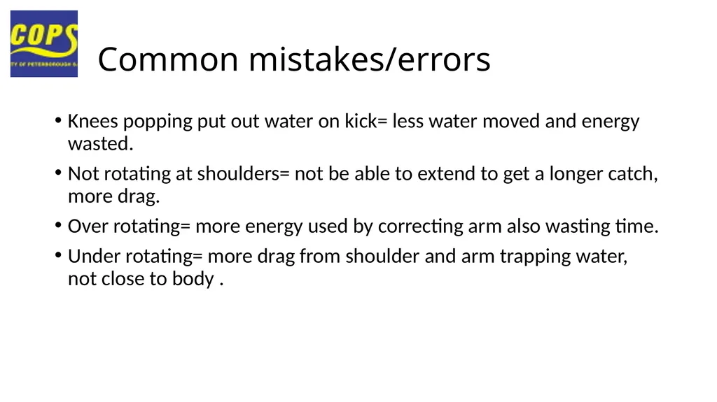 The basic backstroke technique Eve wright Best - slide 9 of 24