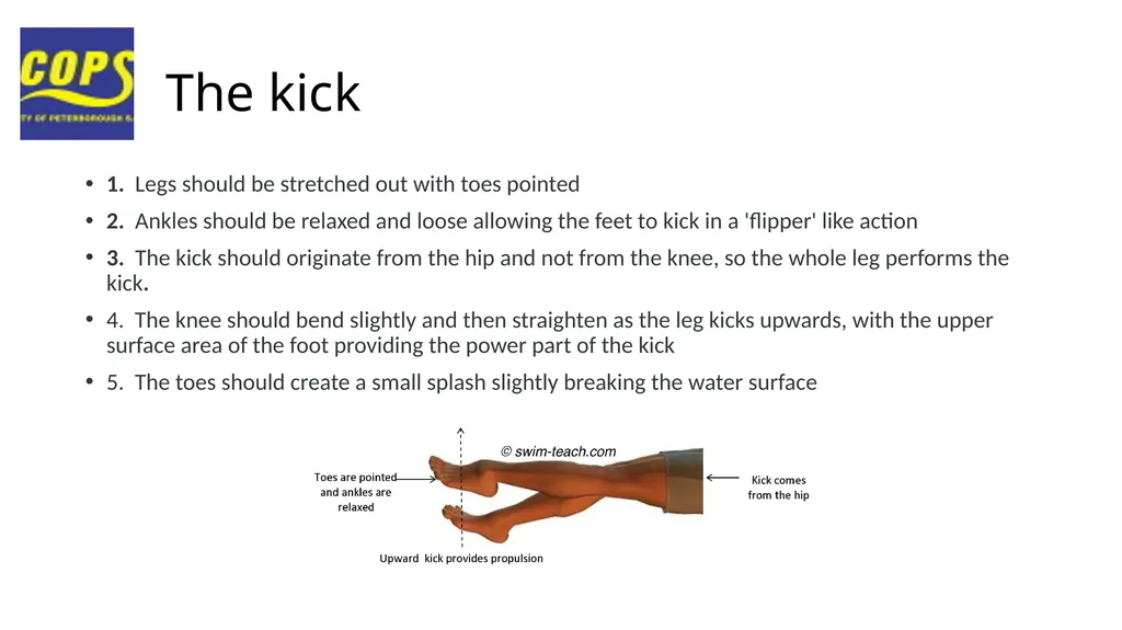 The basic backstroke technique Eve wright Best - slide 5 of 24