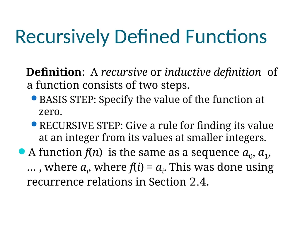 Induction and recursion Chapter 5 Copyright © - slide 35 of 74