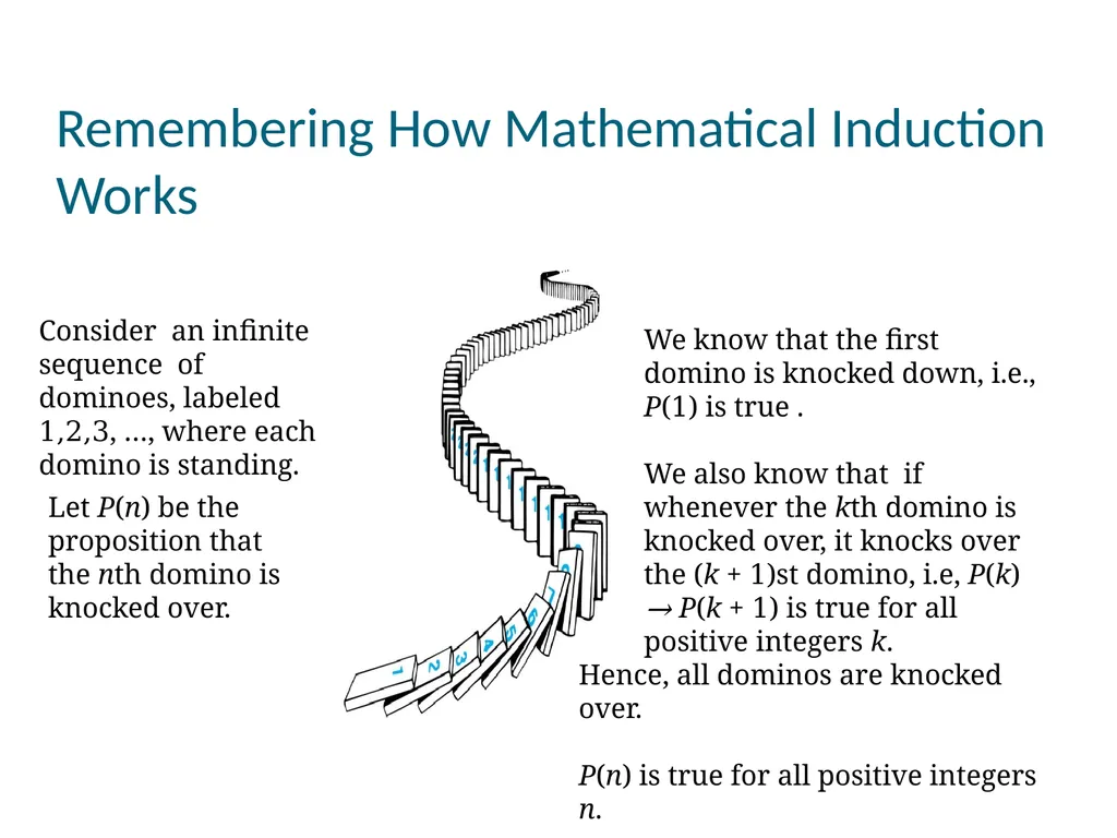 Induction and recursion Chapter 5 Copyright © - slide 9 of 74