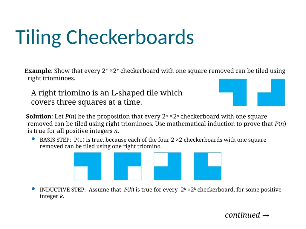 Induction and recursion Chapter 5 Copyright © - slide 17 of 74