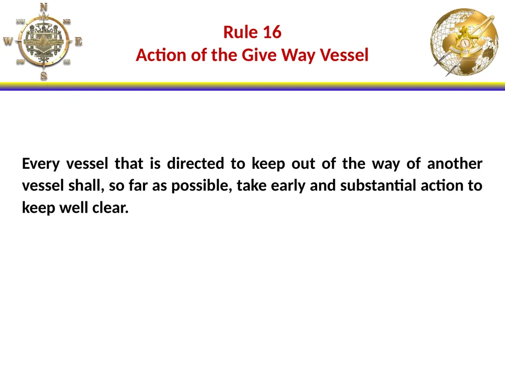 NS101 Rules of the Road (1-19) Enabling Objectives - slide 35 of 39