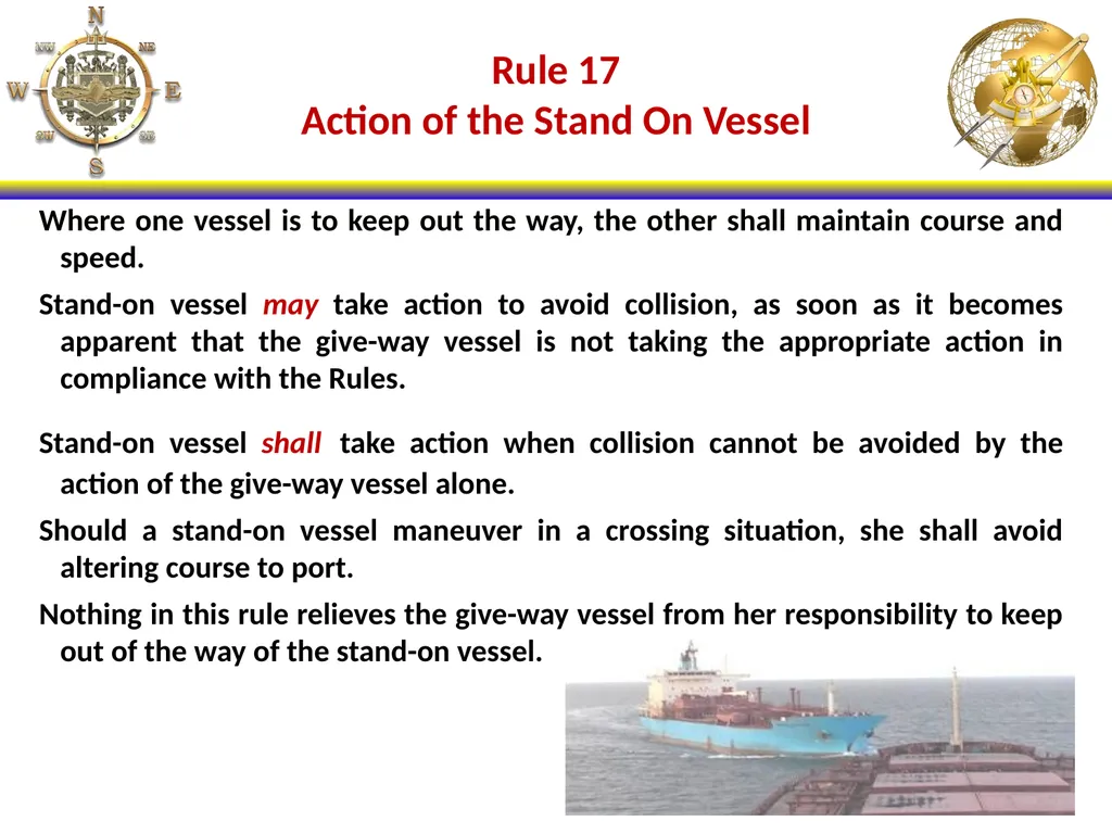 NS101 Rules of the Road (1-19) Enabling Objectives - slide 36 of 39