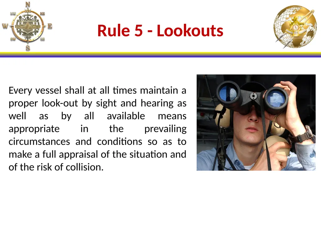 NS101 Rules of the Road (1-19) Enabling Objectives - slide 12 of 39