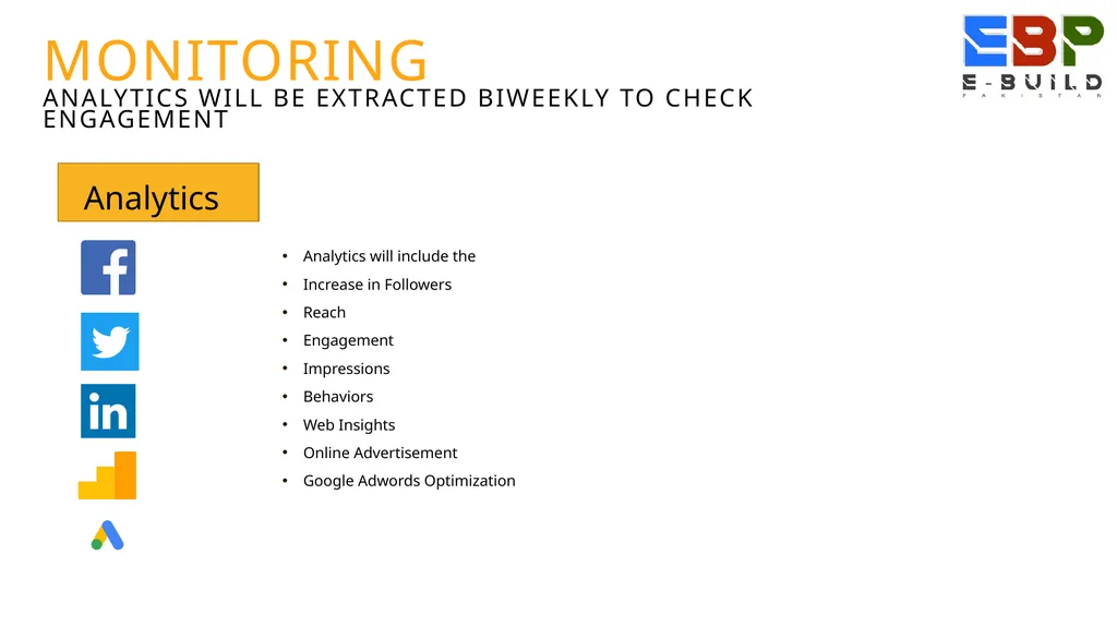 Digital Media Marketing Plan Ebuild Pakistan 15th - slide 13 of 14