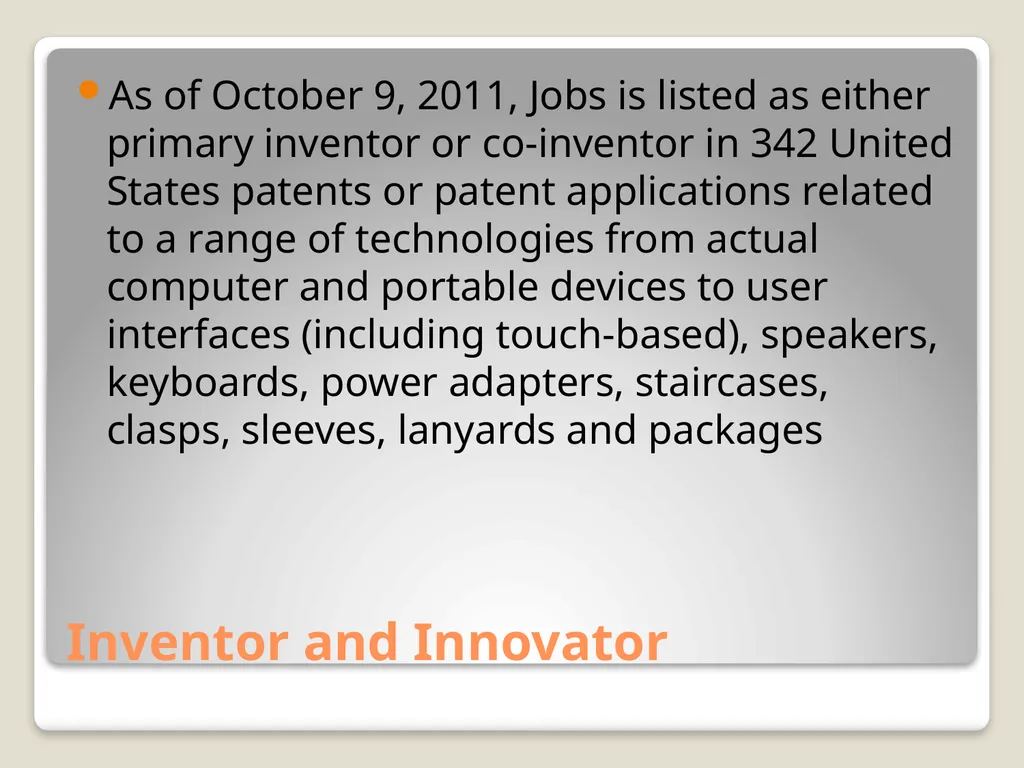Was Steve Jobs an Ignatian Educator? Tinkering, - slide 8 of 26