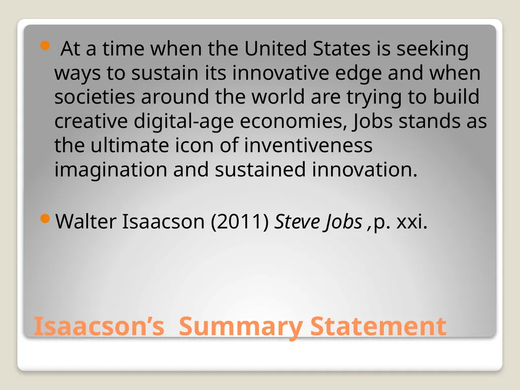 Was Steve Jobs an Ignatian Educator? Tinkering, - slide 2 of 26