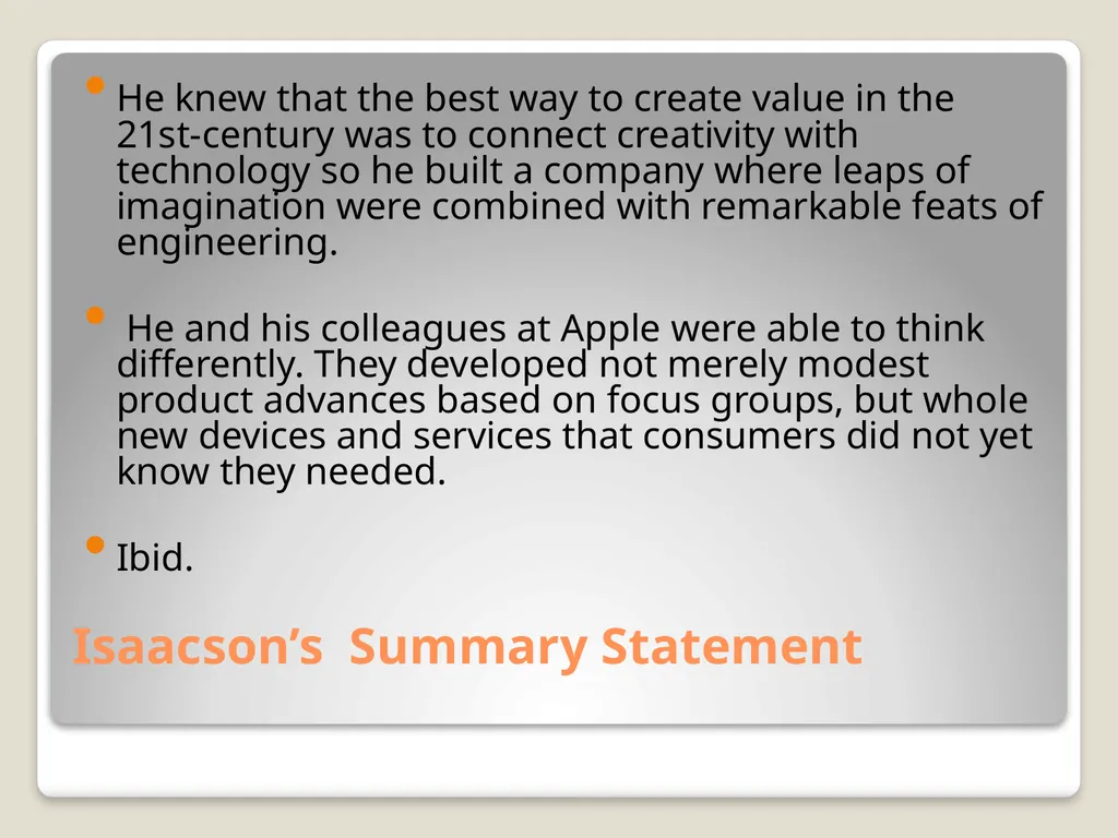 Was Steve Jobs an Ignatian Educator? Tinkering, - slide 3 of 26