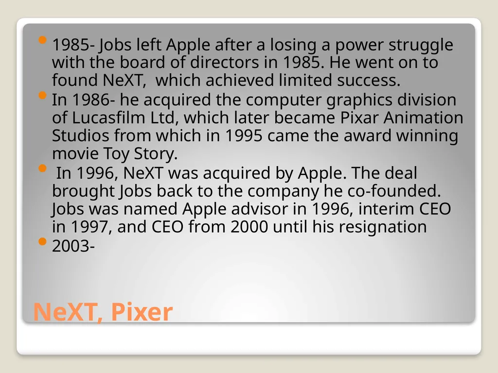 Was Steve Jobs an Ignatian Educator? Tinkering, - slide 7 of 26