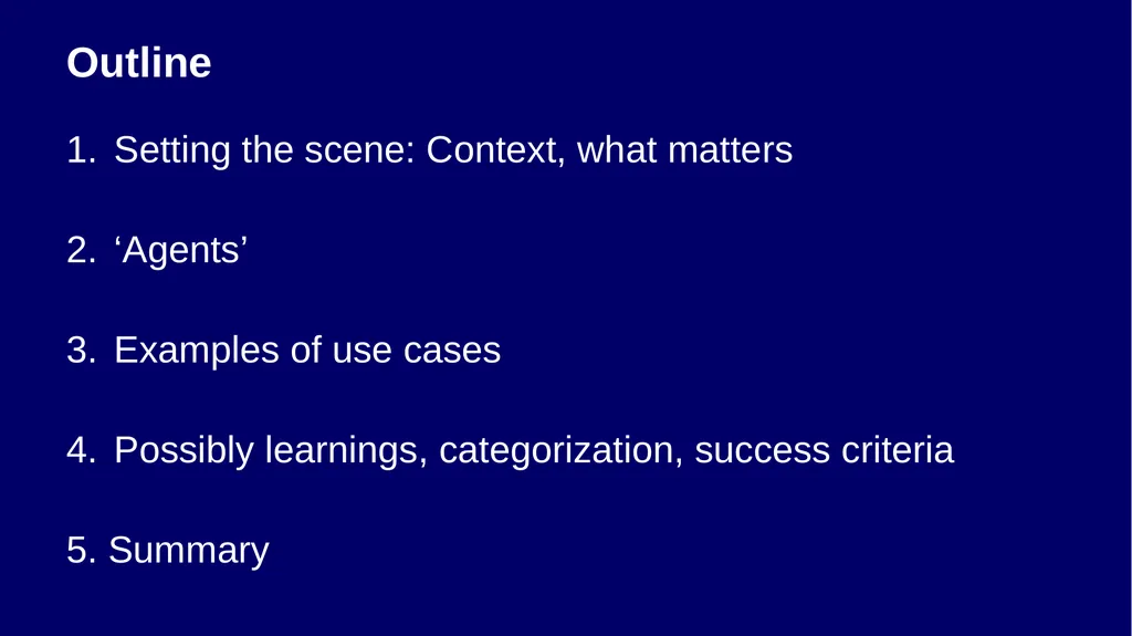 Agents in Drug Discovery – A few Thoughts Andreas - slide 2 of 31