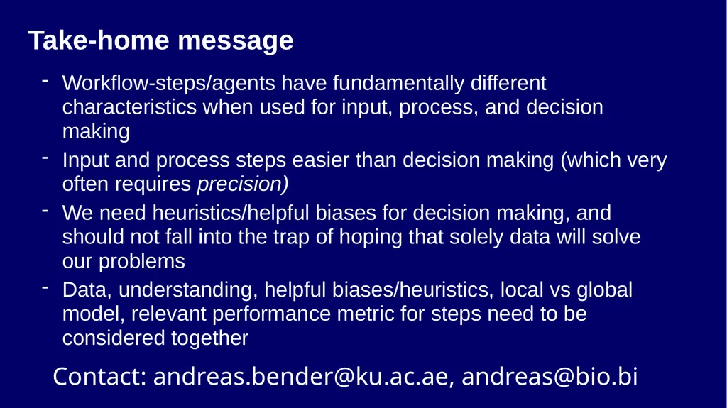 Agents in Drug Discovery – A few Thoughts Andreas - slide 31 of 31