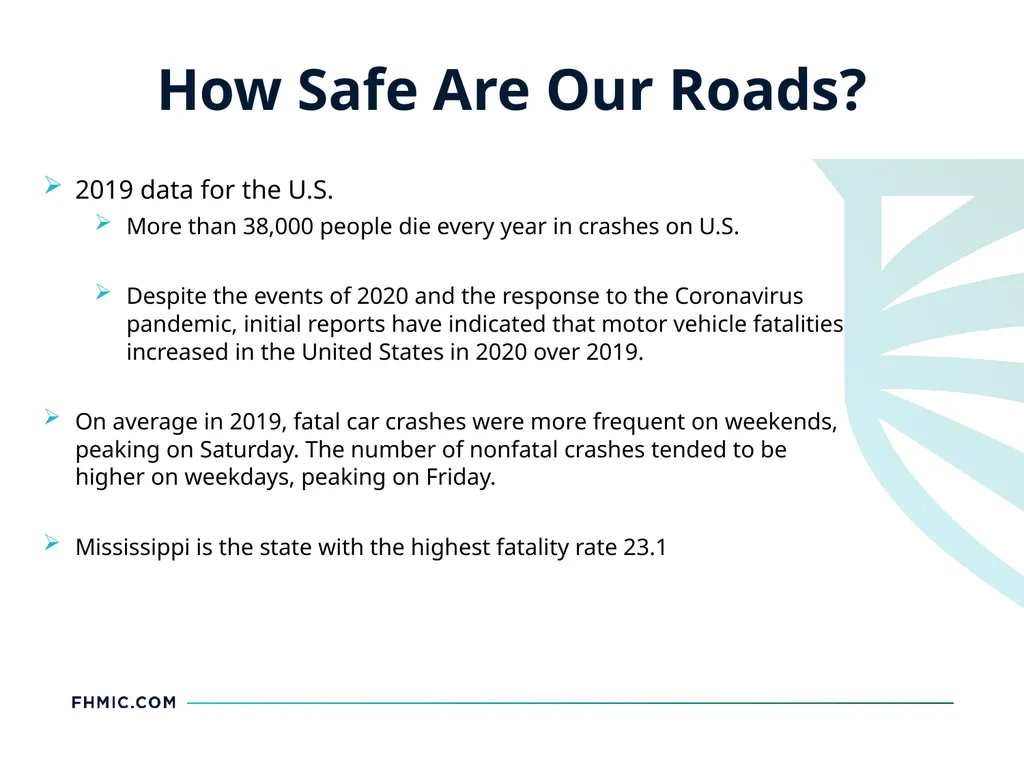 Driver Safety Driving Safety How safe are our - slide 3 of 12