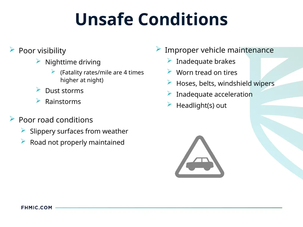 Driver Safety Driving Safety How safe are our - slide 8 of 12
