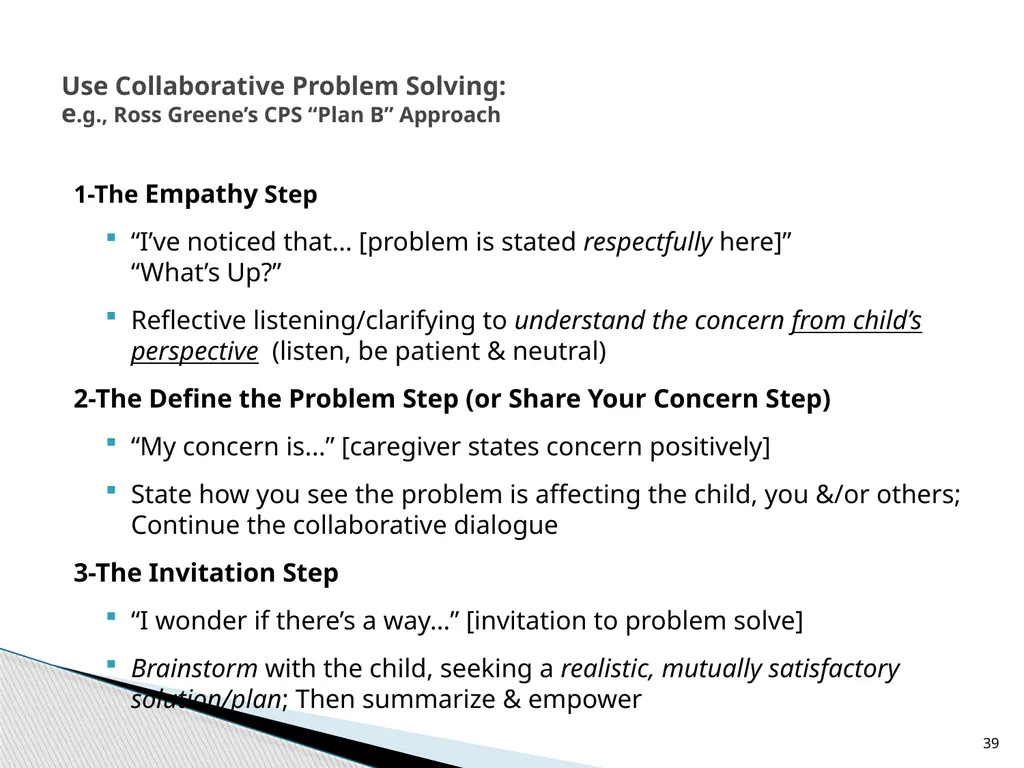 Teaching Children Self-Regulation of Anger: A - slide 39 of 41