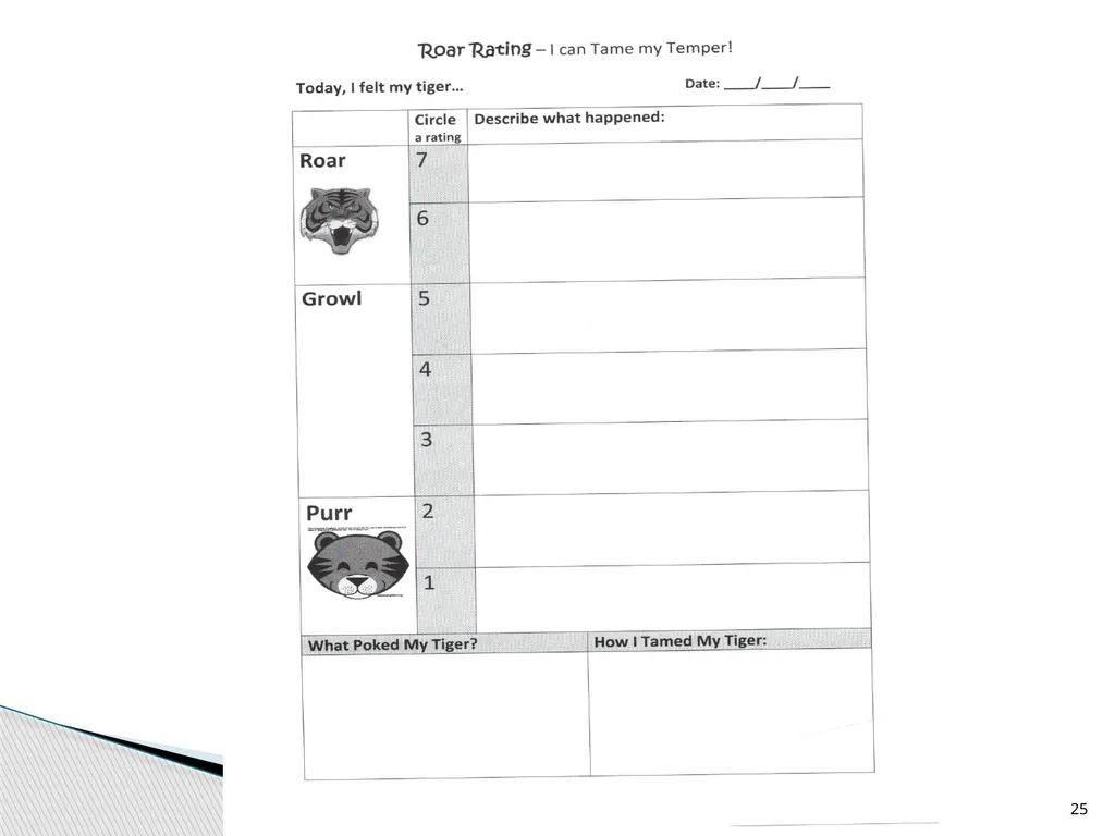 Teaching Children Self-Regulation of Anger: A - slide 25 of 41