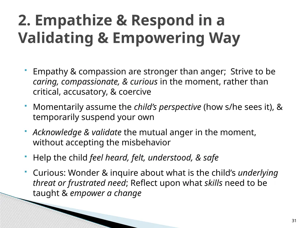 Teaching Children Self-Regulation of Anger: A - slide 31 of 41