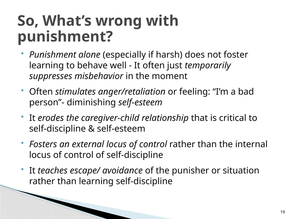Teaching Children Self-Regulation of Anger: A - slide 19 of 41