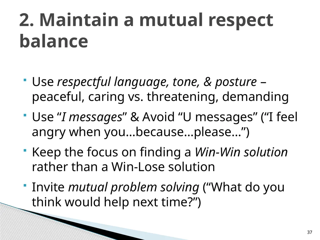 Teaching Children Self-Regulation of Anger: A - slide 37 of 41